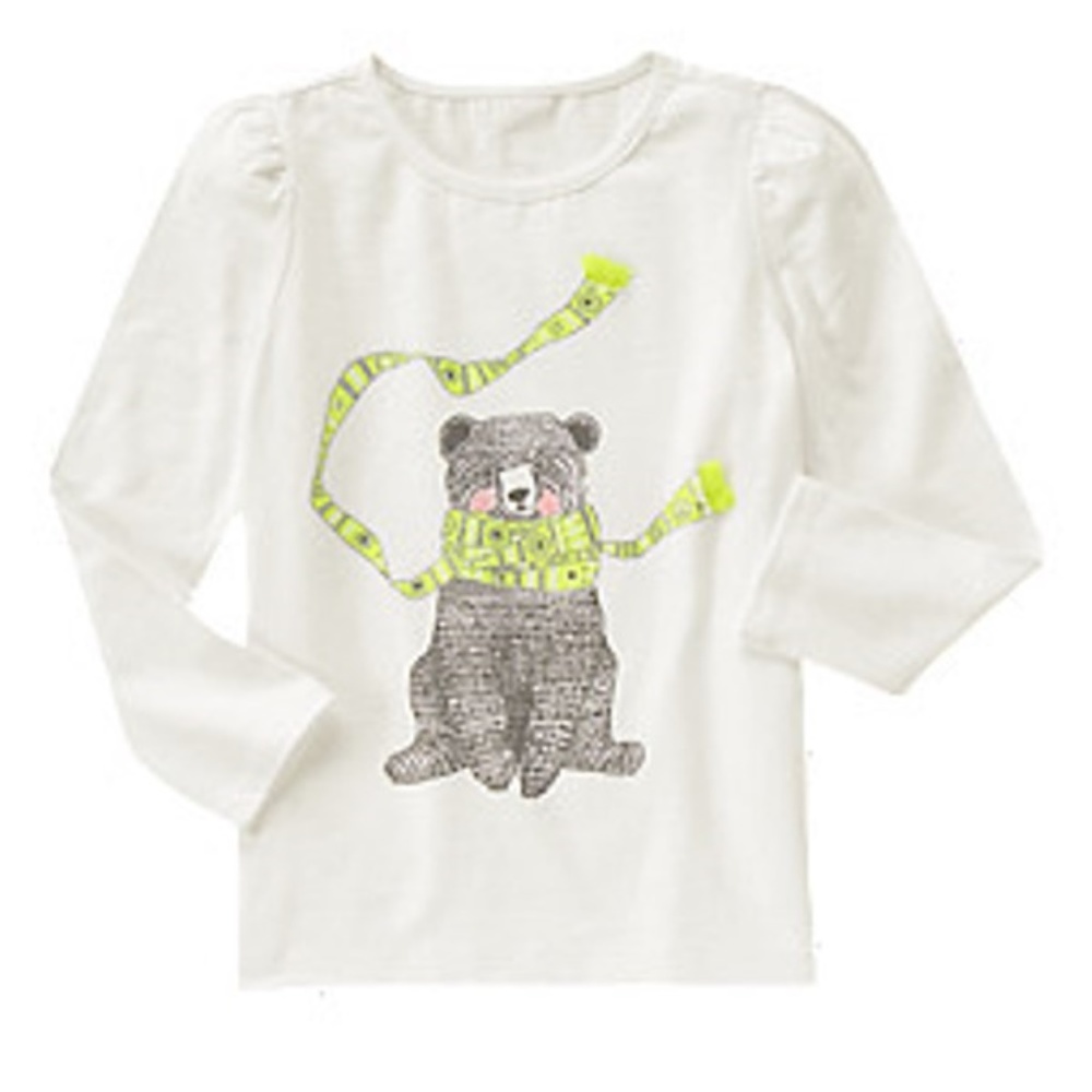 "Cozy Ski Lodge" Winter Bear Long Sleeve Tee
